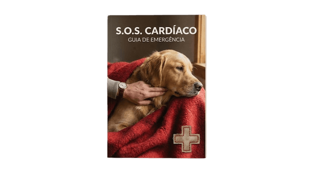 Mockup of a PDF manual cover for S.O.S. Cardíaco.